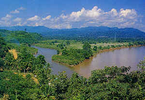 Golden Triangle: Burma - Laos - Thailand, Chiang Rai Province, Northern Thailand.