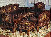 Teakwood Living Room Set (S17), Sumalee's Exporter and Handicrafts