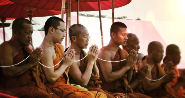 Tot Katin Celebration at Wat Prayong Temple Nong Chock Bangkok