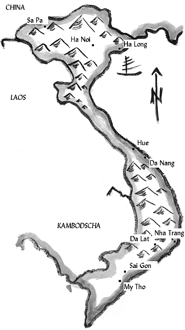 Vietnam, Landeskarte