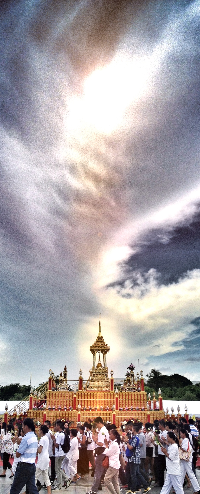 Visakha Bucha Celebration at Sanam Luang Bangkok