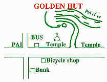 Map of the Golden Hut and around  (5.5 K)